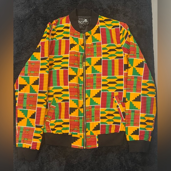 Colorful Geometric Pattern Jacket - Picture 2 of 2